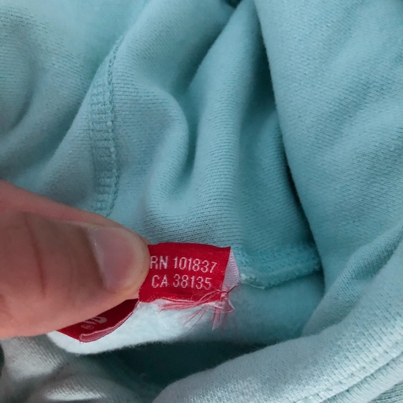 Supreme Ice Blue Bogo Hoodie - Picture 6 of 8